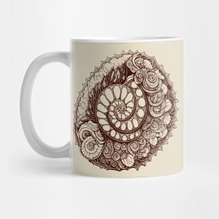 Floral Snail Mug